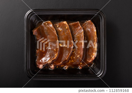 Beef heart for yakiniku seasoning (Jean) Beef heart for yakiniku seasoning (Jean) 112859168