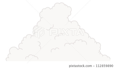 雷雲的向量圖 112859890