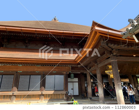 Kyoto townscape Gion/Higashiyama area Kiyomizu Temple main hall 112860003