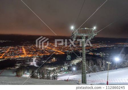 Yuzhno-Sakhalinsk, Match 03.2024 Ski resort Mountain Air Resort, Yuzhno-Sakhalinsk, Russia. Yuzhno-Sakhalinsk, Match 03.2024 Ski resort Mountain Air Resort, Yuzhno-Sakhalinsk, Russia. 112860245