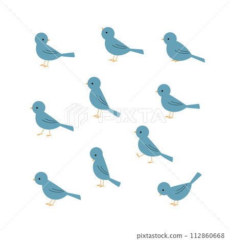 鳥的插圖集 112860668