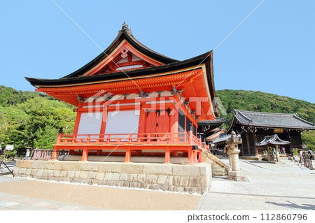 Kyoto townscape Gion/Higashiyama area Kiyomizu Temple Tamura-do (Kaizan-do)/Todoromon 112860796