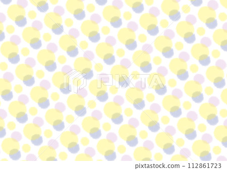 Stylish background with watercolor style polka dots 112861723