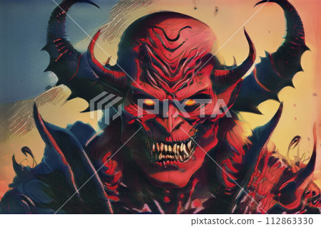 惡魔圖像（生成的AI圖像） 112863330