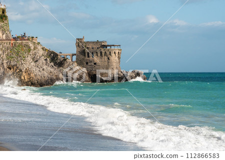 An old castle at the Amalfi coast, Southern Italy An old castle at the Amalfi coast, Southern Italy 112866583