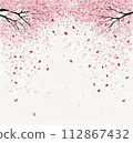 櫻花水彩插圖 112867432