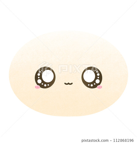 Cute Mochi Mascot Character Kawaii Cartoon illustration Mochi Daifuku Cartoon illustration Japanese Dessert Japanese Sweet Kawaii Mochi 112868196
