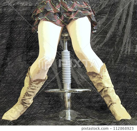 美麗健康的女性雙腿 112868923