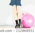美麗健康的女性雙腿 112868931