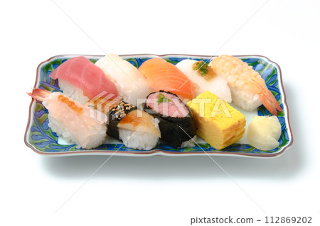 Fresh, colorful and delicious sushi Fresh, colorful and delicious sushi 112869202