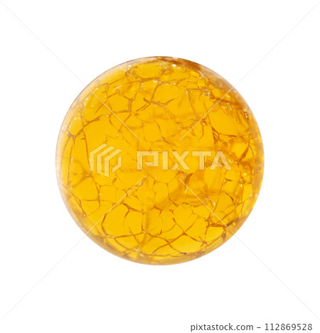 polished fire opal ball isolated on white 112869528