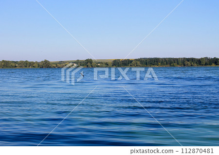 Beautiful lake on summer 112870481