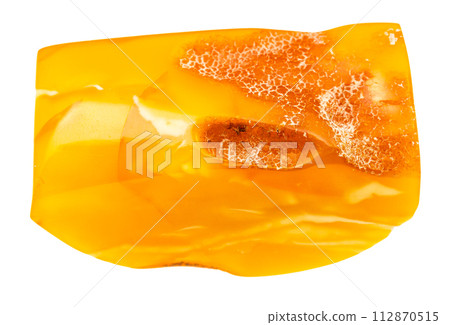 yellow carved natural baltic amber gemstone 112870515