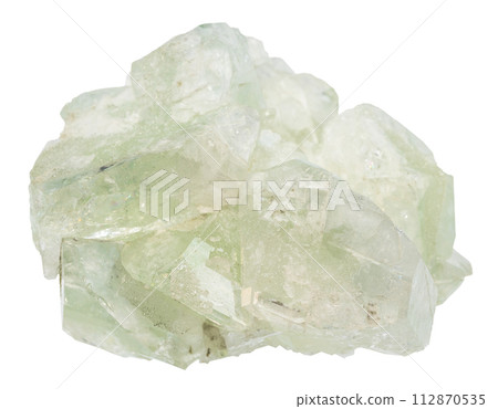 raw datolite mineral isolated on white 112870535