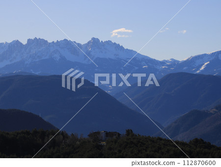View from Jenesien, South Tirol. View from Jenesien, South Tirol. 112870600