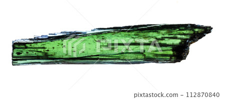 raw vivianite crystal isolated on white raw vivianite crystal isolated on white 112870840