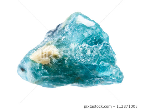 rough grandidierite crystal isolated on white rough grandidierite crystal isolated on white 112871005