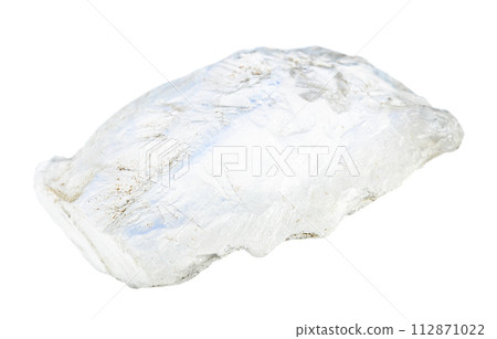 raw moonstone mineral isolated on white 112871022