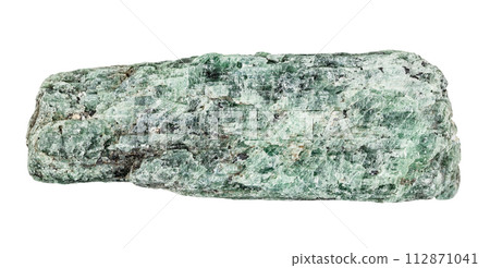 unpolished green kyanite mineral isolated unpolished green kyanite mineral isolated 112871041