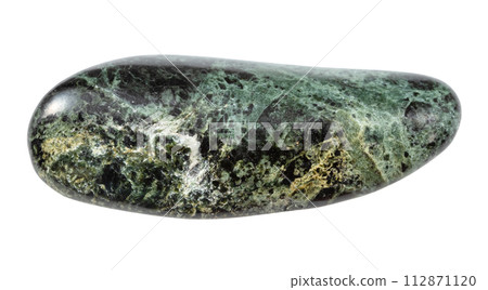 tumbled serpentinized peridotitic komatiite rock 112871120