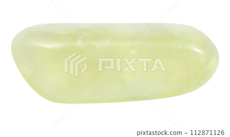 tumbled vesuvianite mineral isolated on white tumbled vesuvianite mineral isolated on white 112871126