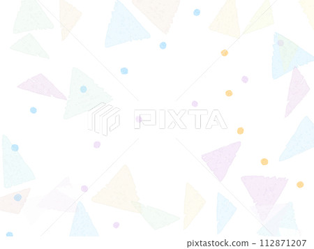 溫柔水彩七彩框素材 溫柔水彩七彩框素材 112871207