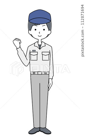 膽量姿勢消防隊員(救護車/活動制服) 膽量姿勢消防隊員(救護車/活動制服) 112871694
