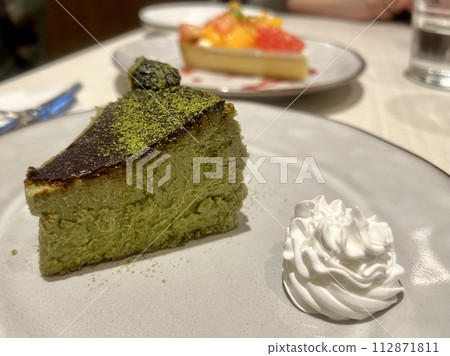抹茶芝士蛋糕 抹茶芝士蛋糕 112871811