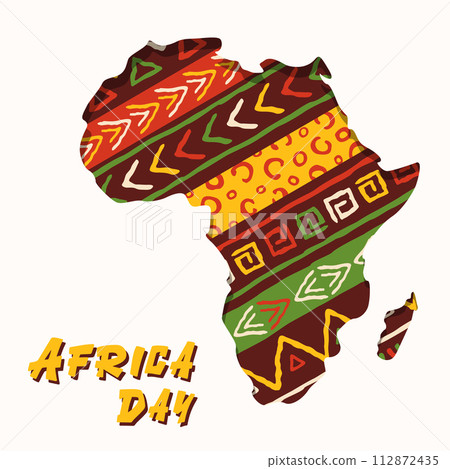 Africa day tribal art Africa day tribal art 112872435