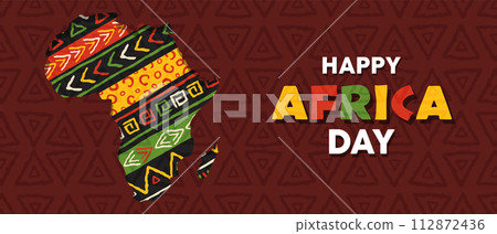 Africa day tribal art  112872436