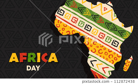 Africa day tribal art  112872438