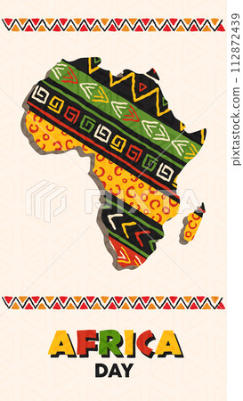 Africa day tribal art  112872439