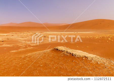 Desert landscape near Sossusvlei 112872511