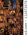 masks in a store in Venice. Venetian masks in store display in Venice. Annual carnival in Venice is among the most famous in Europe. Its symbol is the Venetian mask 112872678