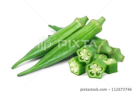 秋葵圖寫實 秋葵圖寫實 112873746