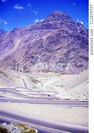Road across the Andes Argentina 112874557