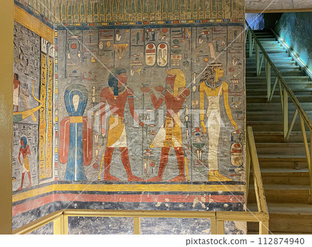 Tomb KV16 in the Egyptian Valley of the Kings, in the Theban necropolis, Egypt, Luxor. 112874940