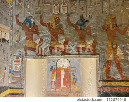 Tomb KV16 in the Egyptian Valley of the Kings, in the Theban necropolis, Egypt, Luxor. 112874946