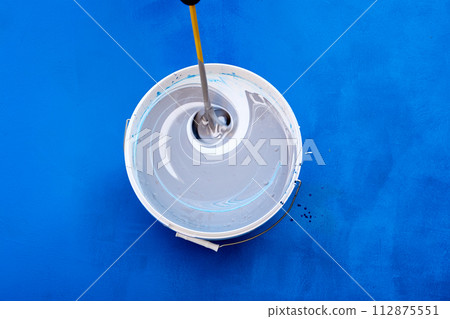 Tinting paint for walls, mixology for give wall custom look. Tinting paint for walls, mixology for give wall custom look. 112875551