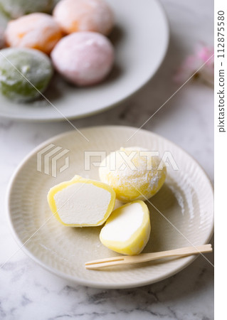 assorted japanese mochi ice cream assorted japanese mochi ice cream 112875580