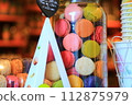 French colorful macarons 112875979