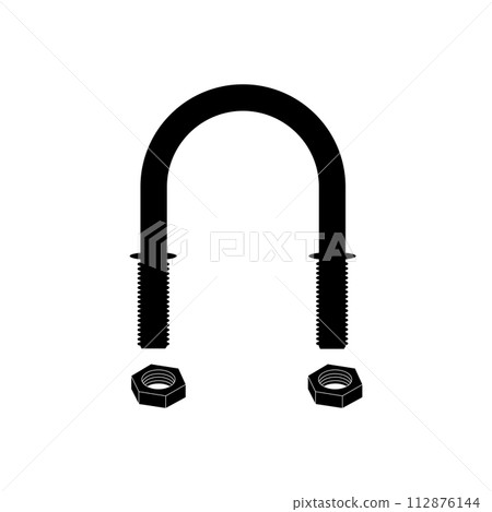 bolt and nut icon 112876144