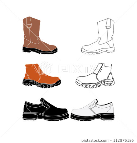 safety shoes icon 112876186