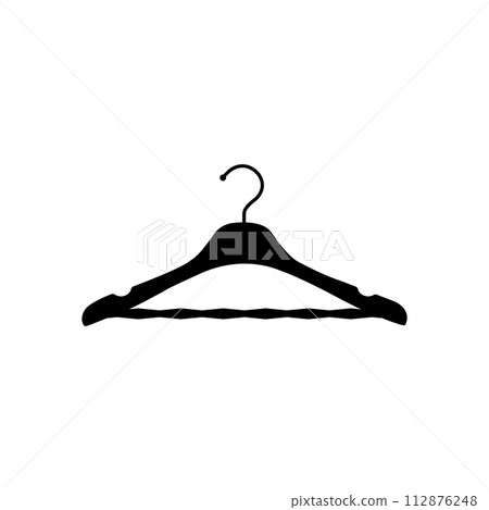 clothes hanger icon clothes hanger icon 112876248