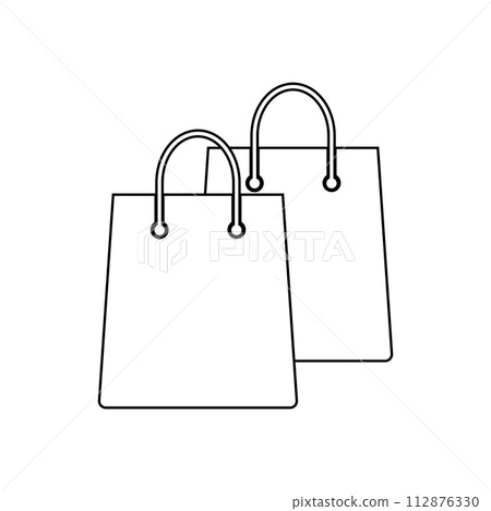 shopping bag icon shopping bag icon 112876330