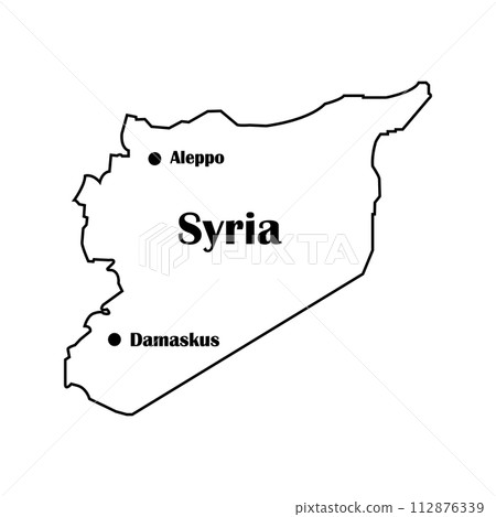 syria country map 112876339