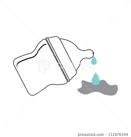 bottle of milk icon 112876349