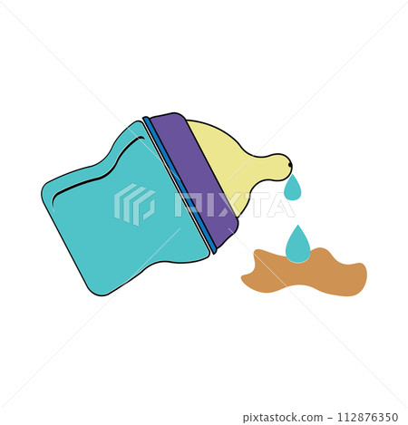 bottle of milk icon bottle of milk icon 112876350