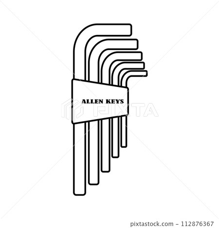 allen keys icon 112876367