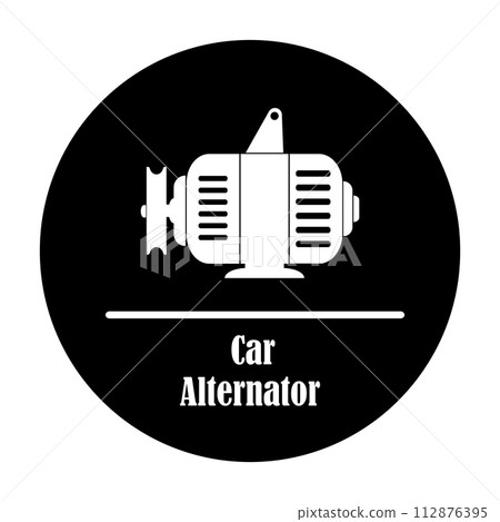 car alternator icon. car alternator icon. 112876395